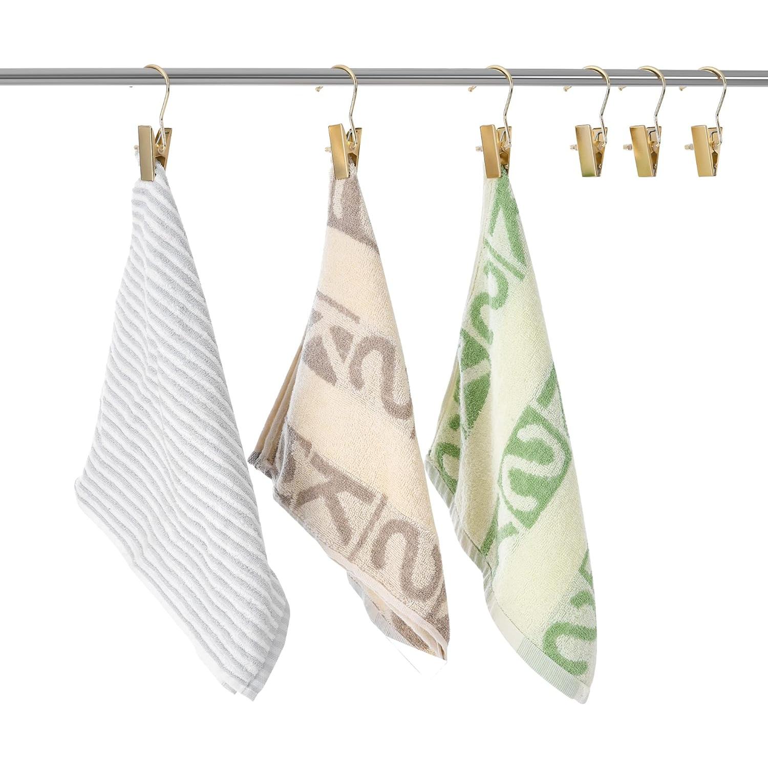 Ganchos para Botas BEWISHOME 50 Pcs Dorados Antideslizantes