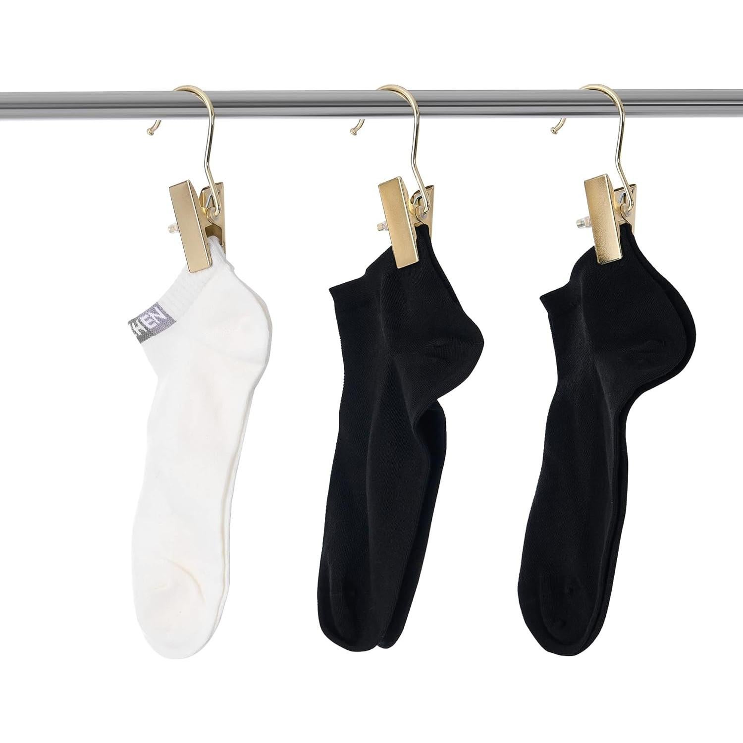 Ganchos para Botas BEWISHOME 50 Pcs Dorados Antideslizantes