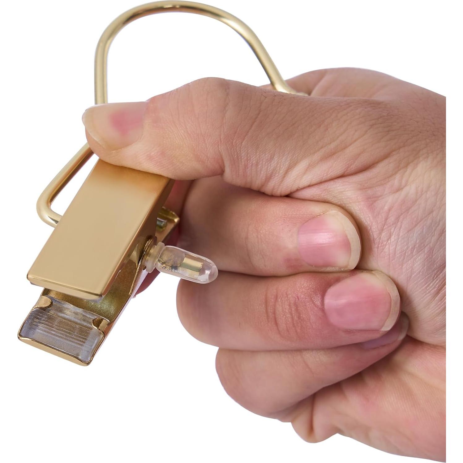 Ganchos para Botas BEWISHOME 50 Pcs Dorados Antideslizantes