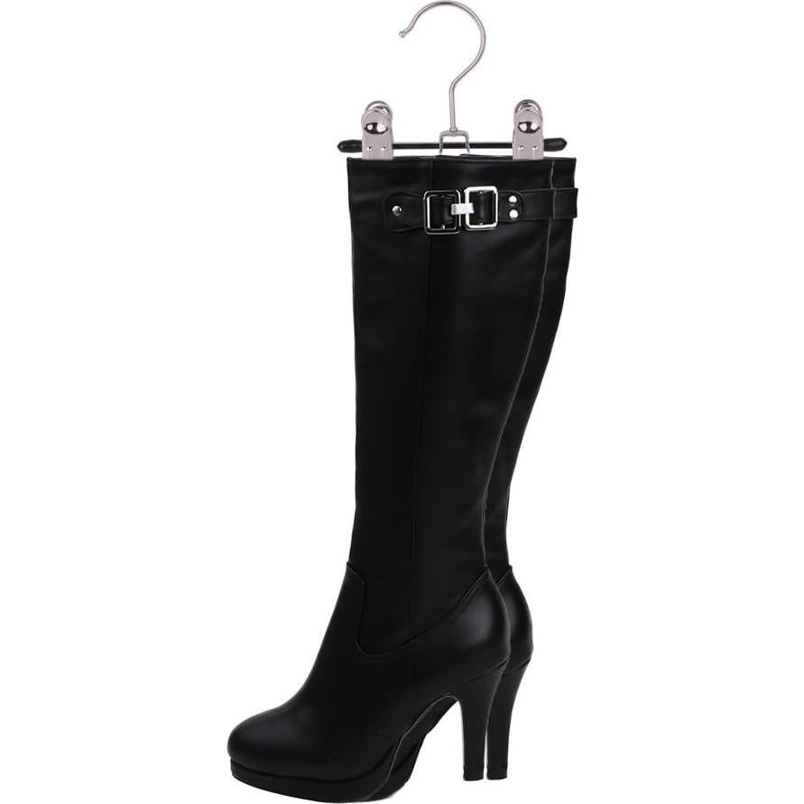 Colgadores de Ropa Portátiles Aligle - Acero Inoxidable, Juego de 6