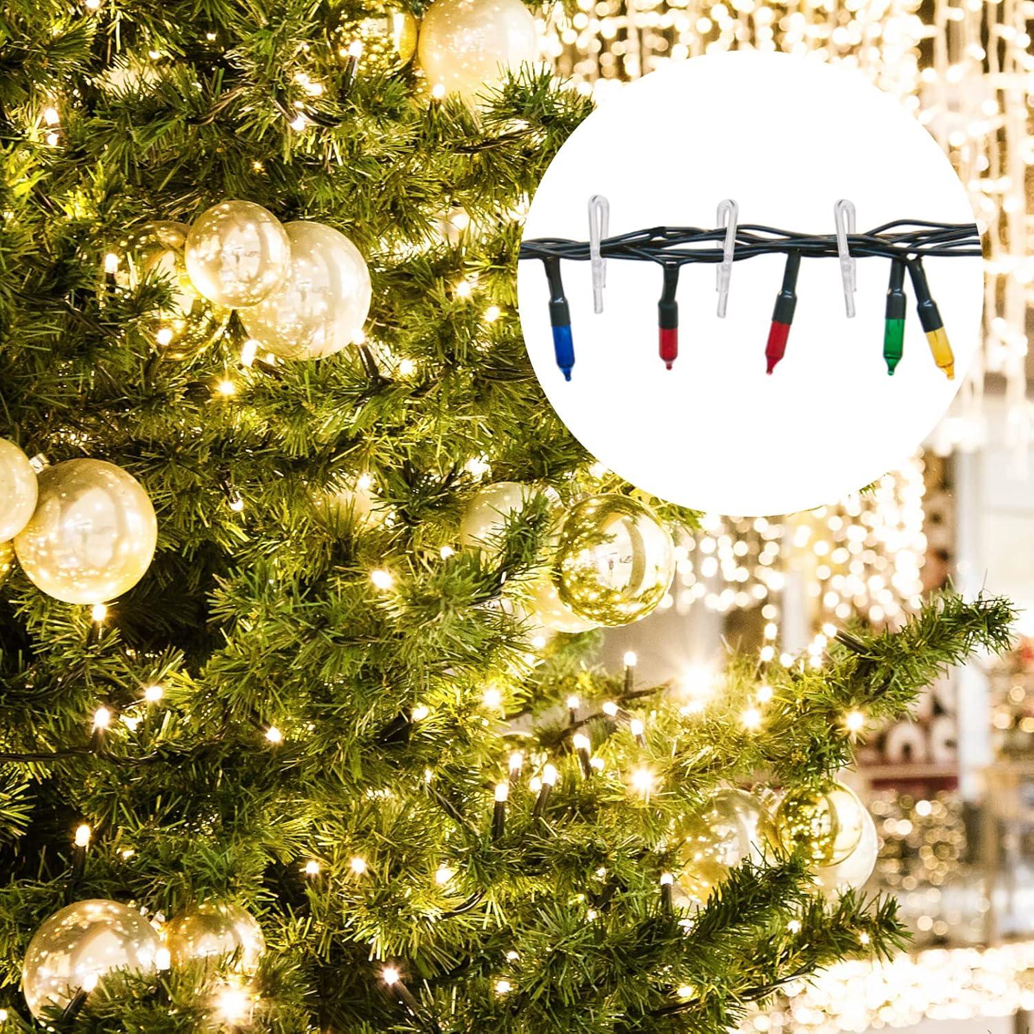 500 Clips de Plástico Transparente SBYURE en Forma de U