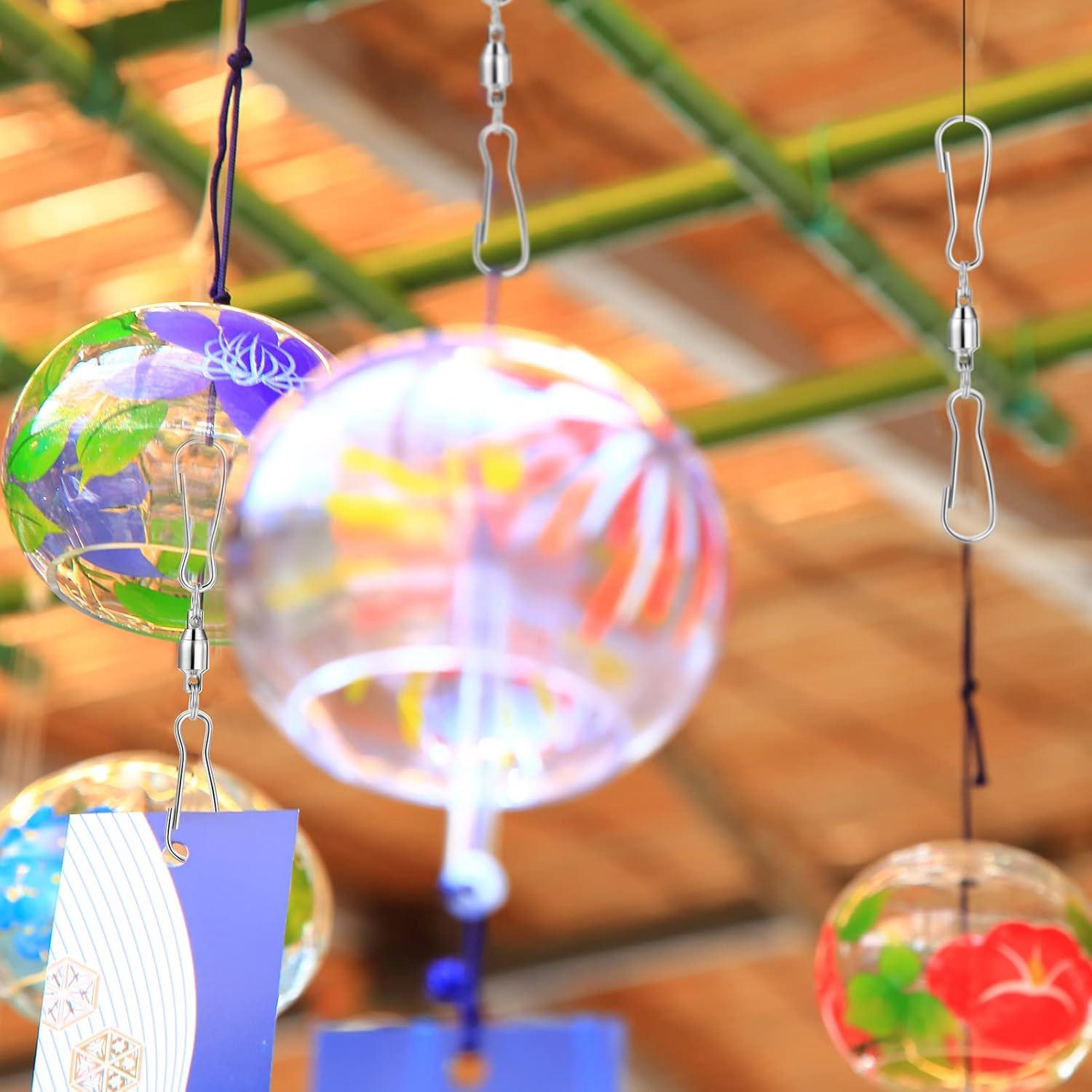 Ganchos Giratorios TecUnite 10 Piezas Acero Inoxidable