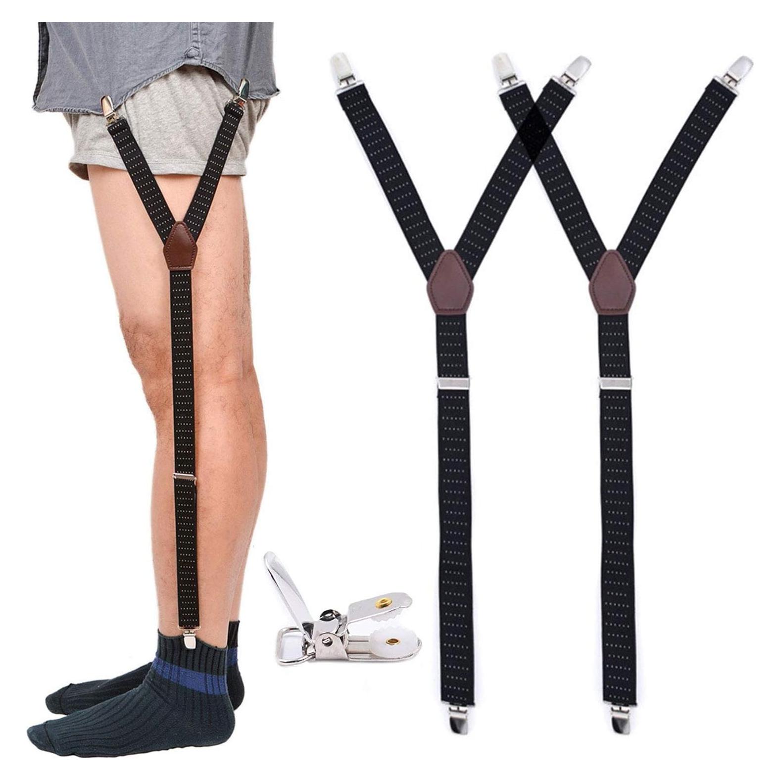 Tirantes de Camisa Ajustables Kedofe para Hombre Antideslizantes