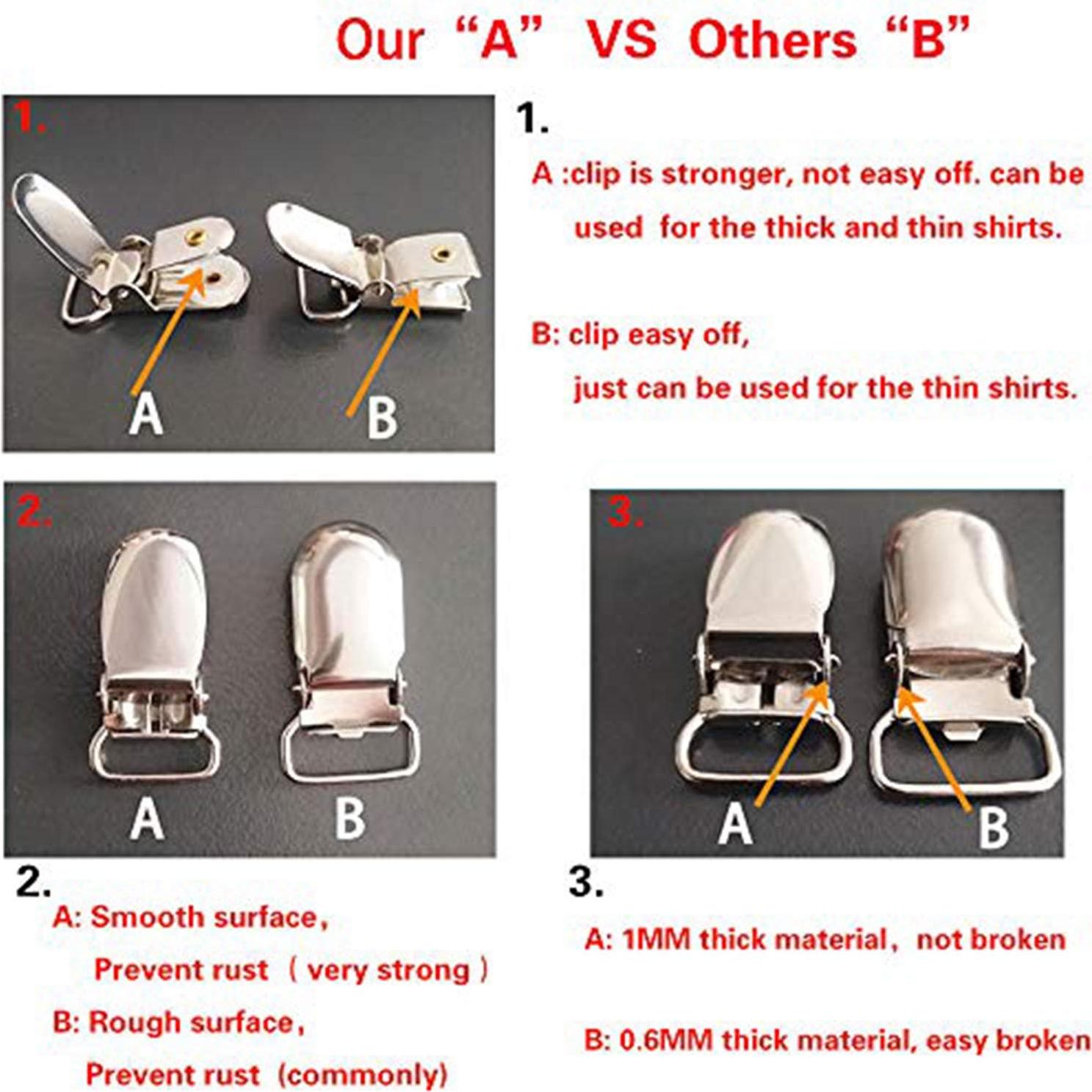 Tirantes de Camisa Ajustables Kedofe para Hombre Antideslizantes