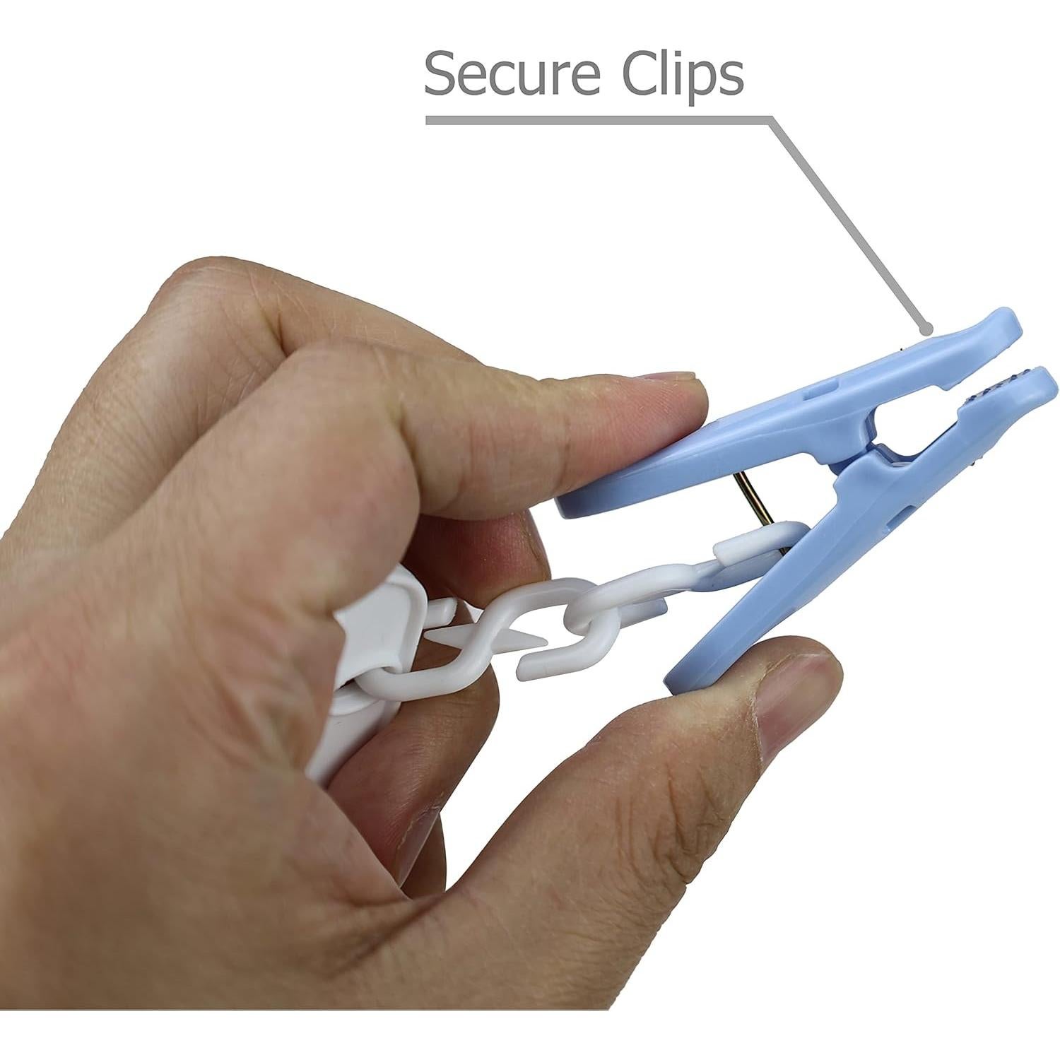 Perchero Secador EIKS 2 Pack con 8 Clips Antióxido