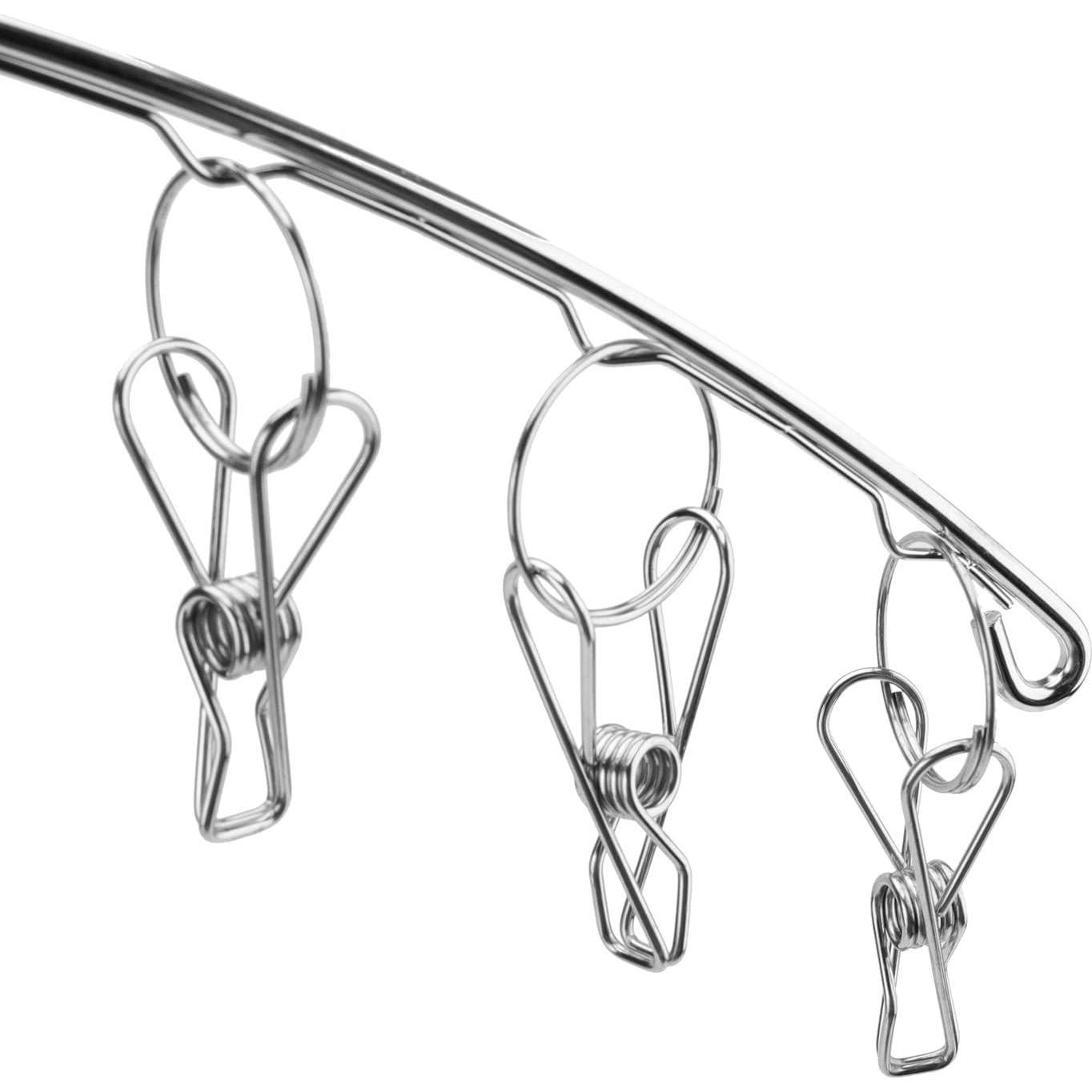 Perchero de Secado Suwimut con 10 Clips de Acero Inoxidable