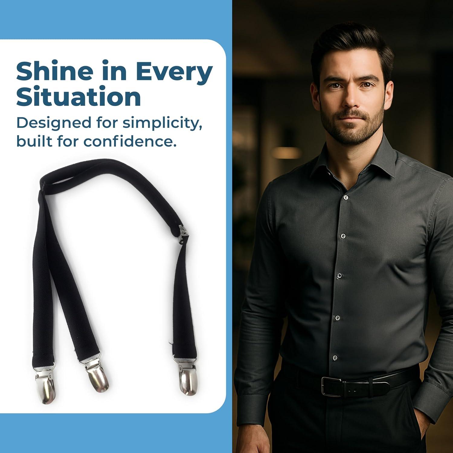 Sujetadores de Camisa Estilo Y Comfy Clothiers - Ajustables y Duraderos