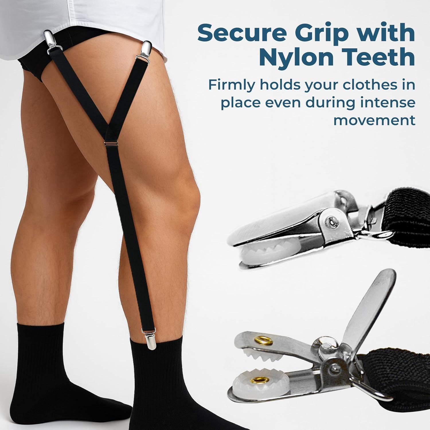 Sujetadores de Camisa Estilo Y Comfy Clothiers - Ajustables y Duraderos