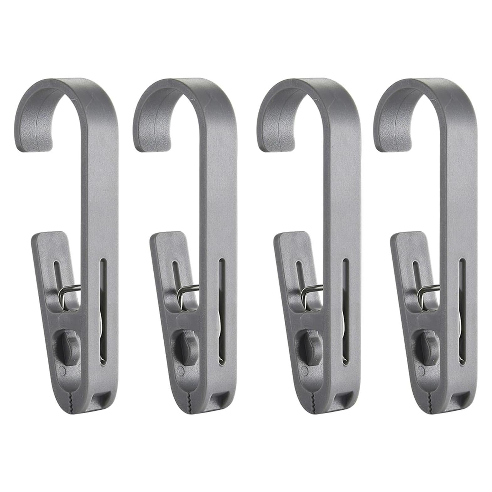Ganchos de Ropa KooNiosio 4 Pcs Pinzas de Plástico Fuertes