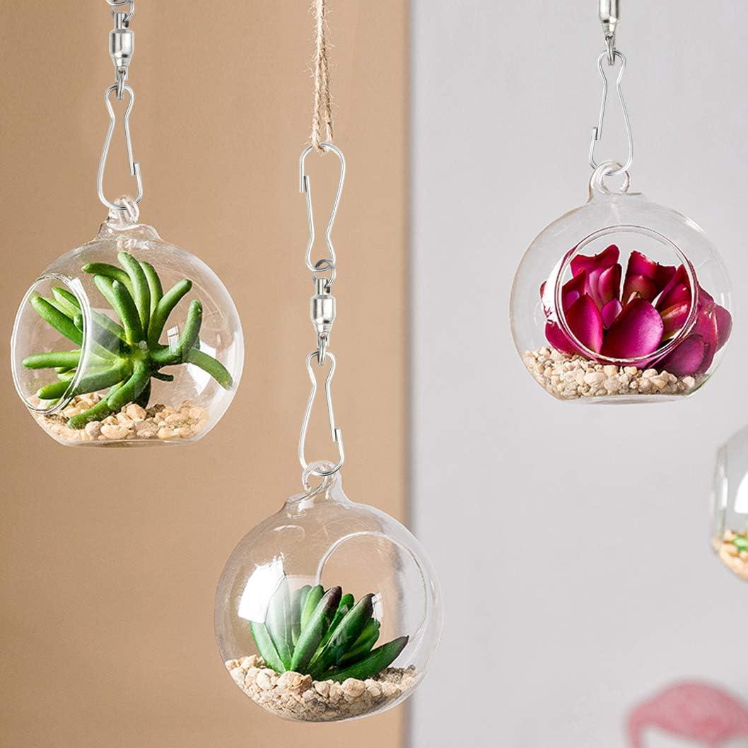 30 Clips Giratorios Duales Mifengda 7cm Acero Inoxidable