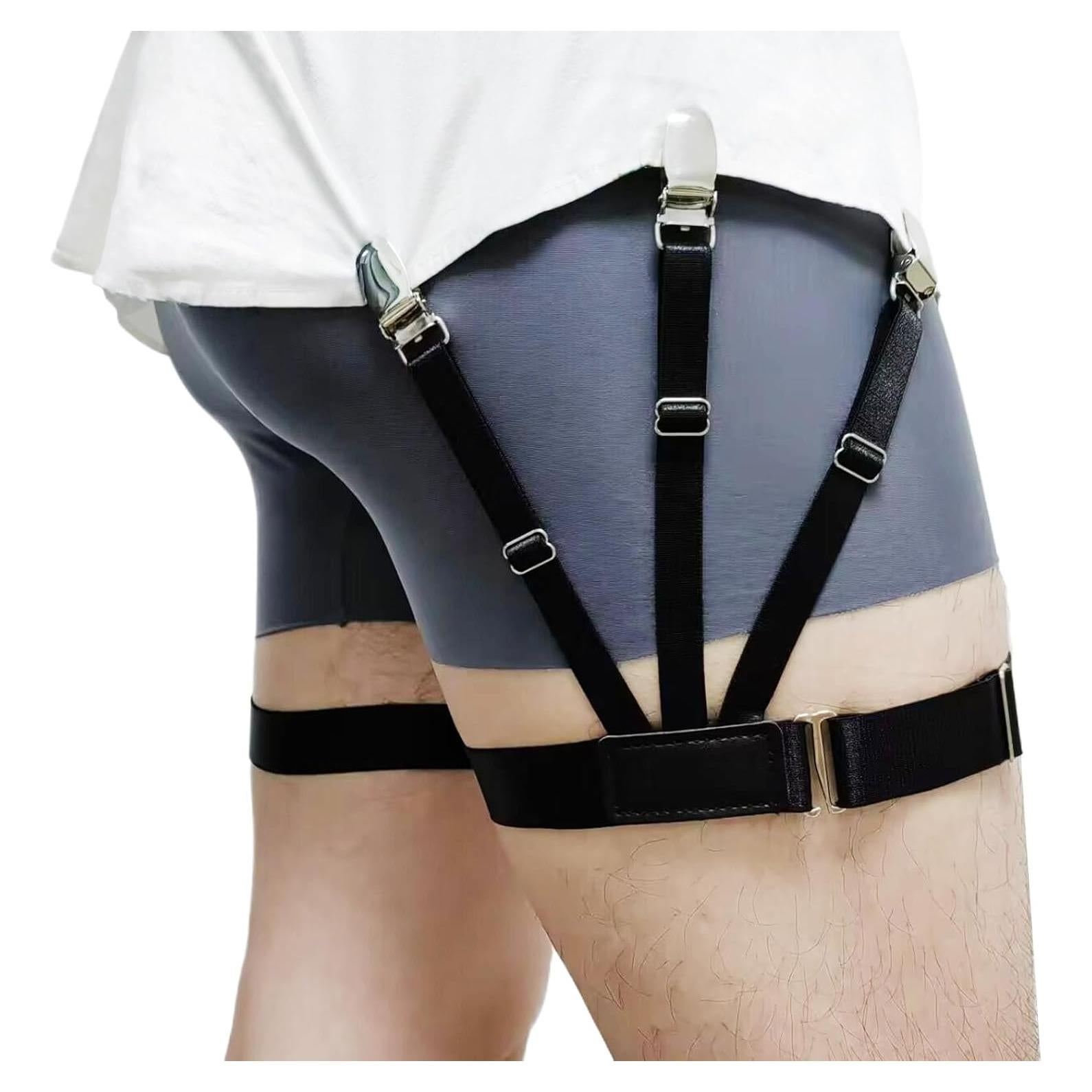 Soportes de Camisa para Hombres XFXHEYY, Clips Ajustables 3.0