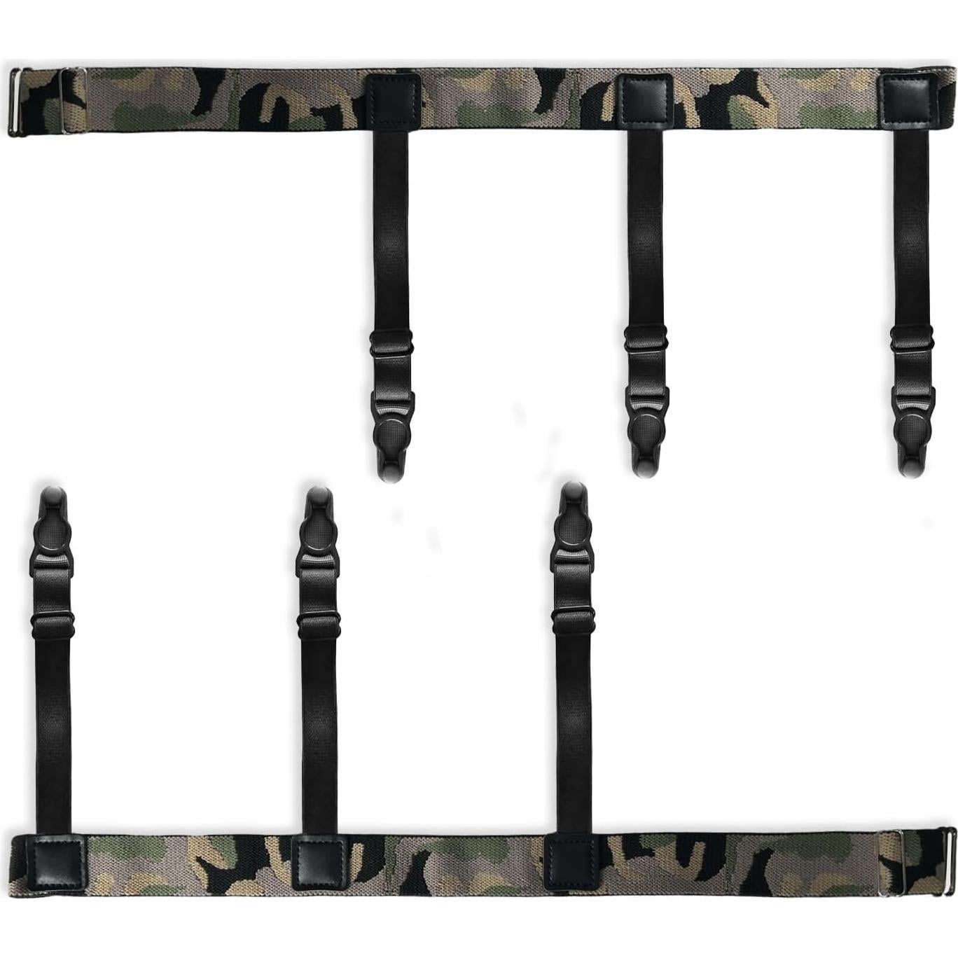 Clips de Fijación Antienvejecimiento NASKY para Camisas - Camuflaje