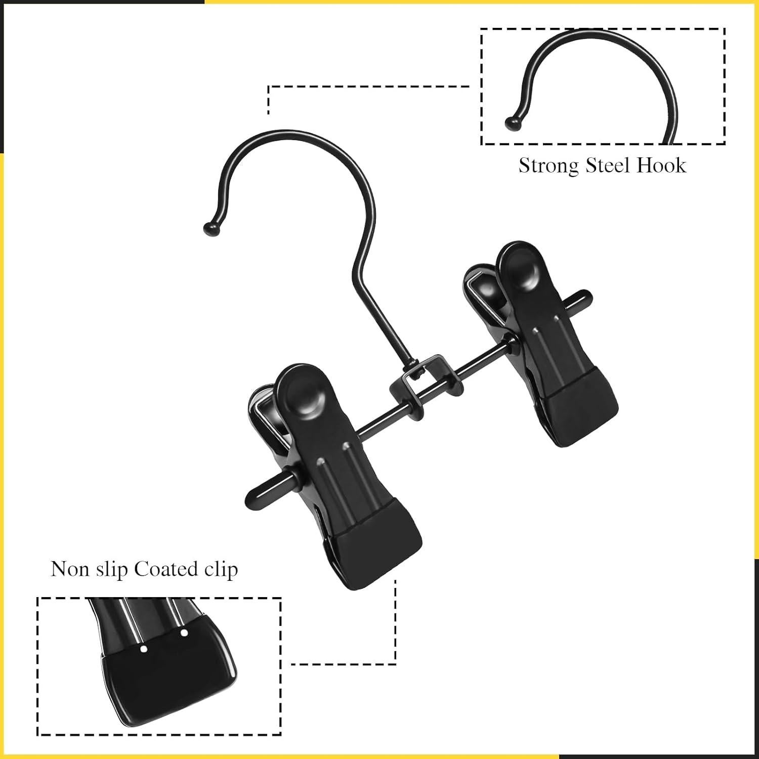 20 Ganchos de Acero Inoxidable JOINSI para Botas y Ropa
