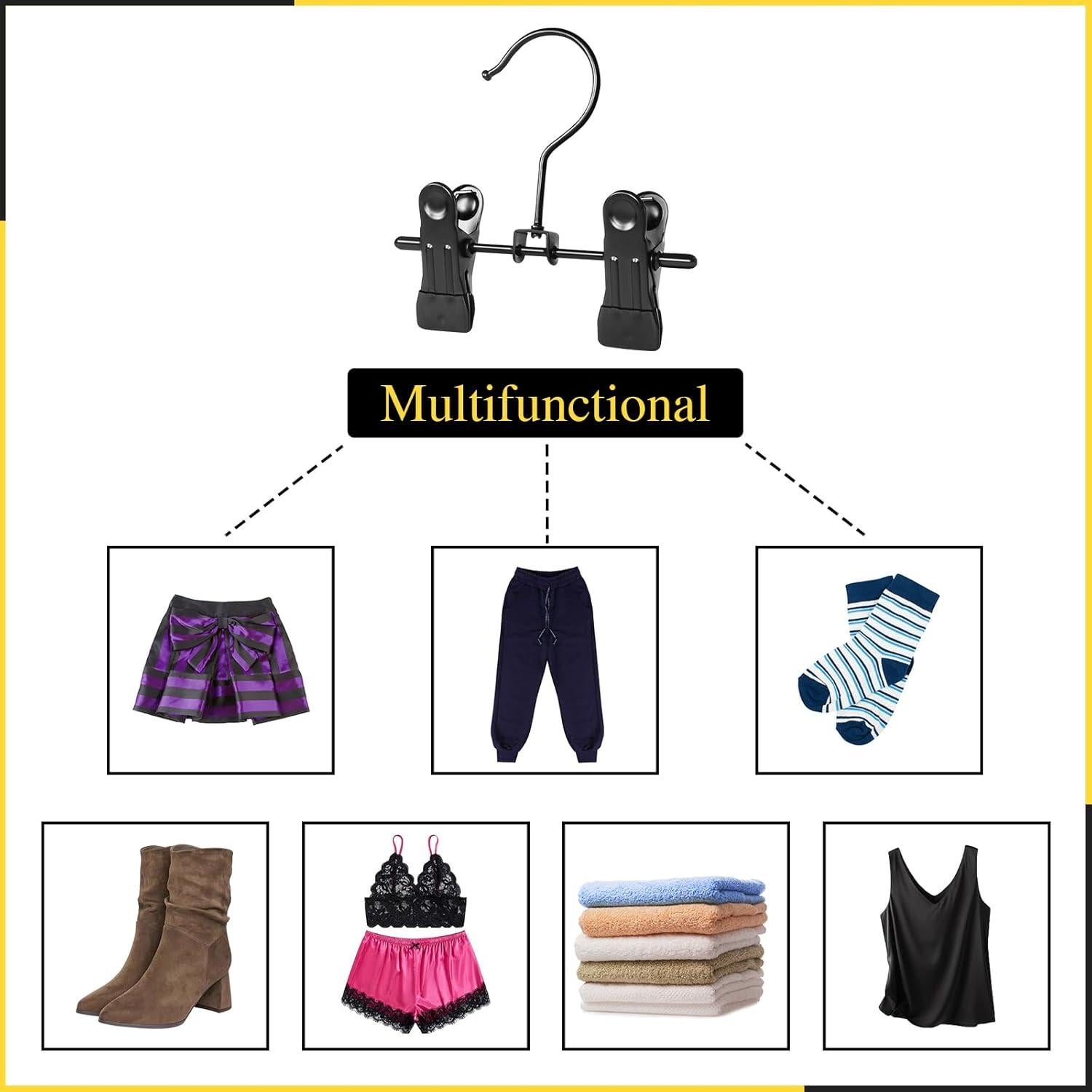 20 Ganchos de Acero Inoxidable JOINSI para Botas y Ropa