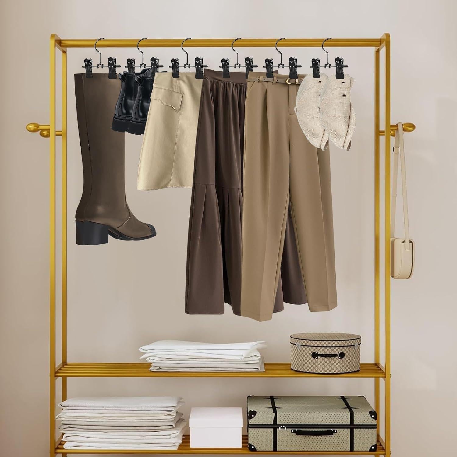 20 Ganchos de Acero Inoxidable JOINSI para Botas y Ropa