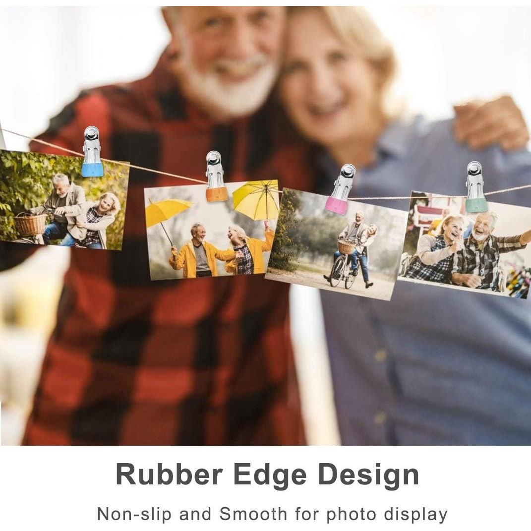 Pinzas de Ropa Coideal de Acero Inoxidable - 30 Piezas Multicolor