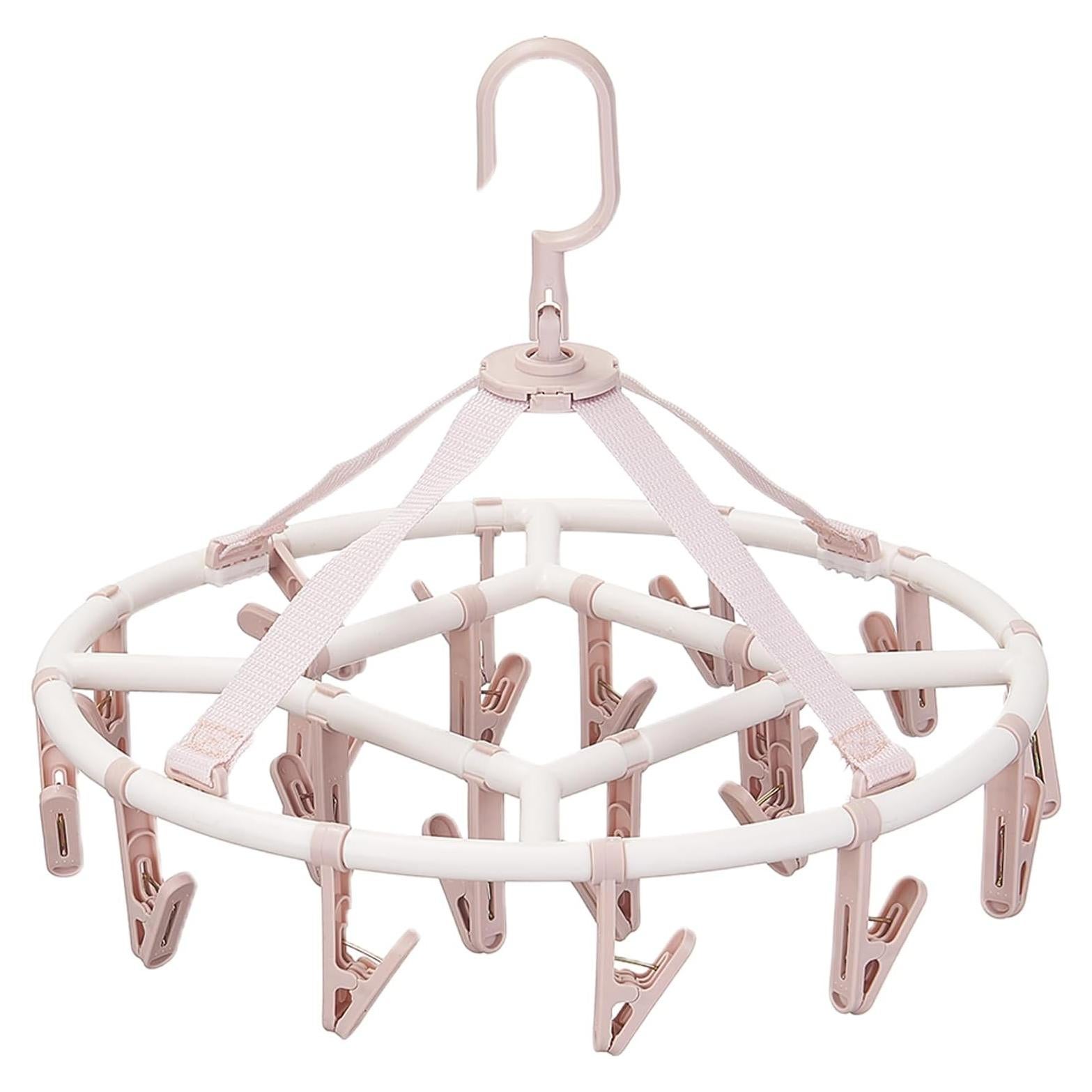 Perchero Plegable Foshine para Secar Ropa con 20 Clips Antideslizantes