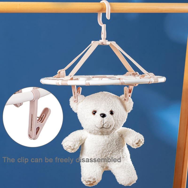 Perchero Plegable Foshine para Secar Ropa con 20 Clips Antideslizantes