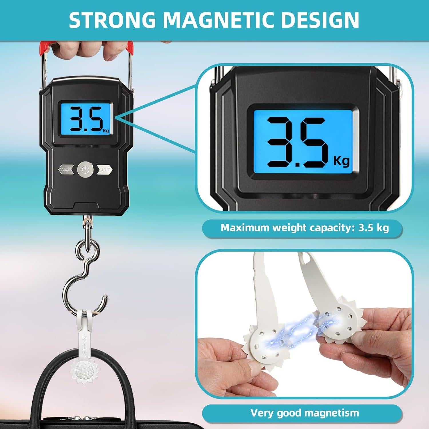 Clips Magnéticos OASIEUM para Toallas - 2 Pack Blanco