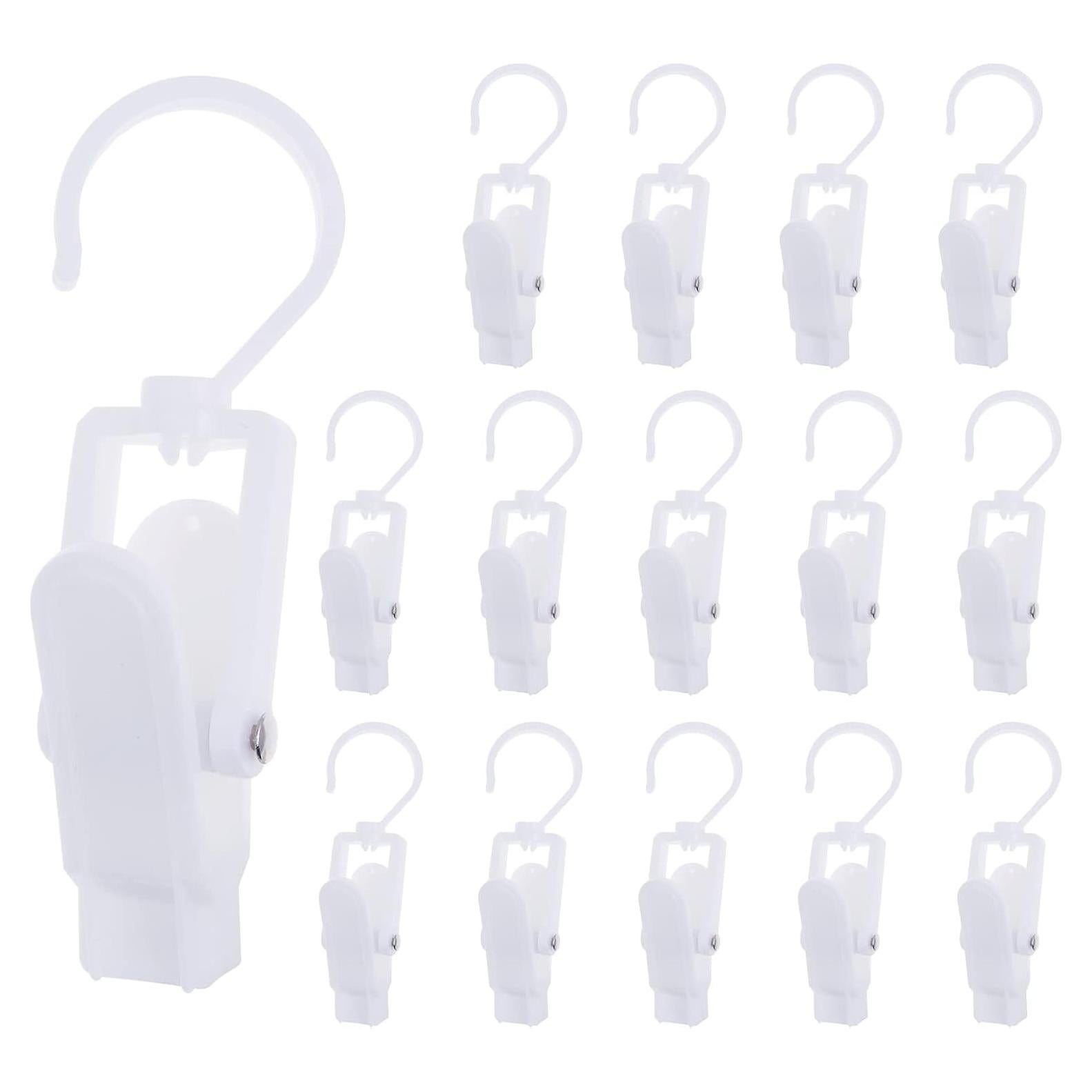 Ganchos Plásticos Giratorios 15 Pcs Ymemok para Lavandería