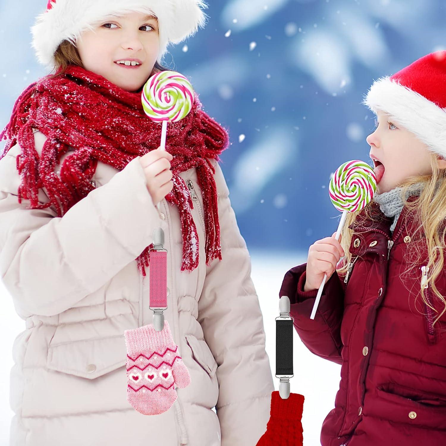 Clips de Mitones Elásticos Zkptops para Niños y Adultos