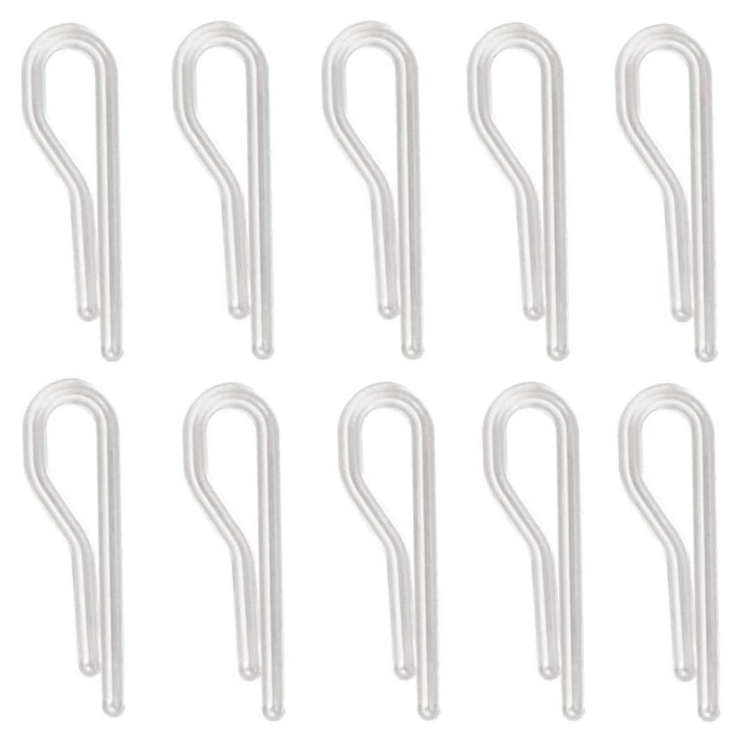 100 Clips de Cocodrilo Plástico APUXON 38mm Reutilizables