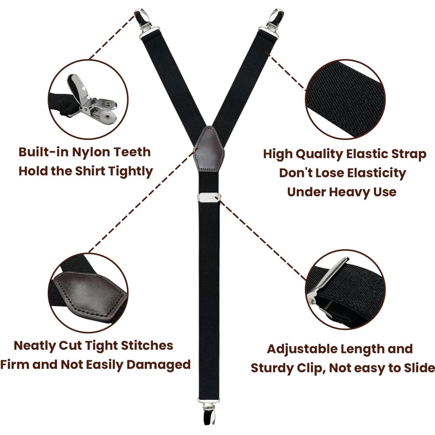 Soportes Ajustables para Camisetas Linemoon - 1 Par Negro