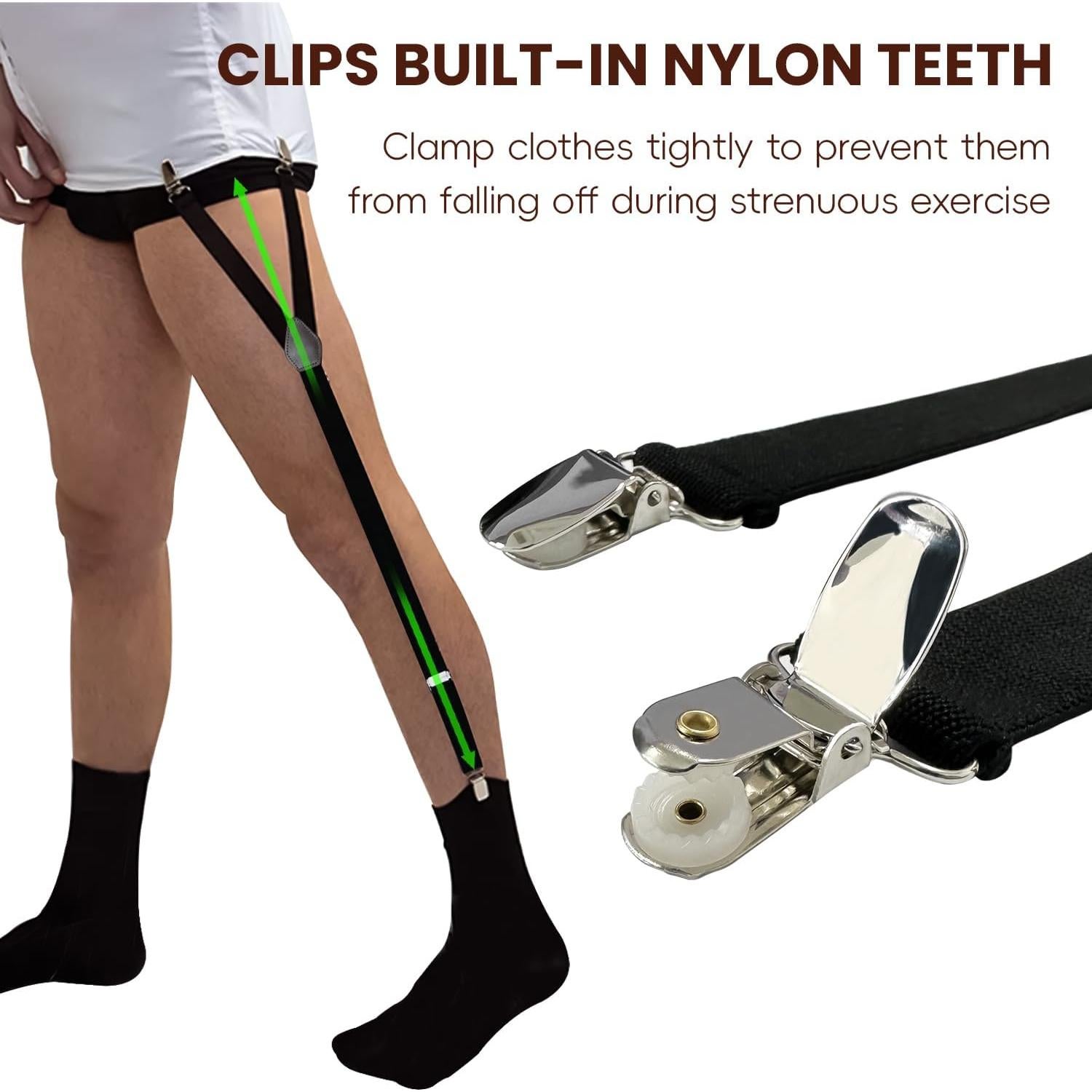 Soportes Ajustables para Camisetas Linemoon - 1 Par Negro