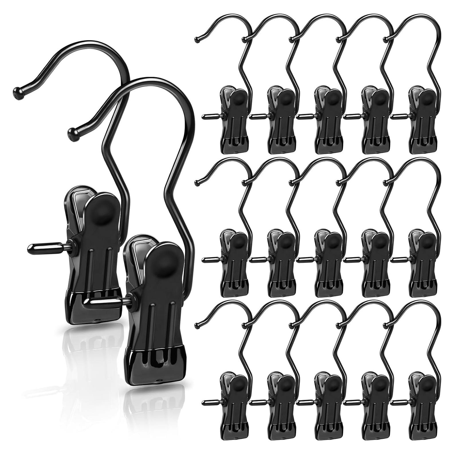 Ganchos para Botas KEYBOO 16 Piezas Antideslizantes Negro Mate