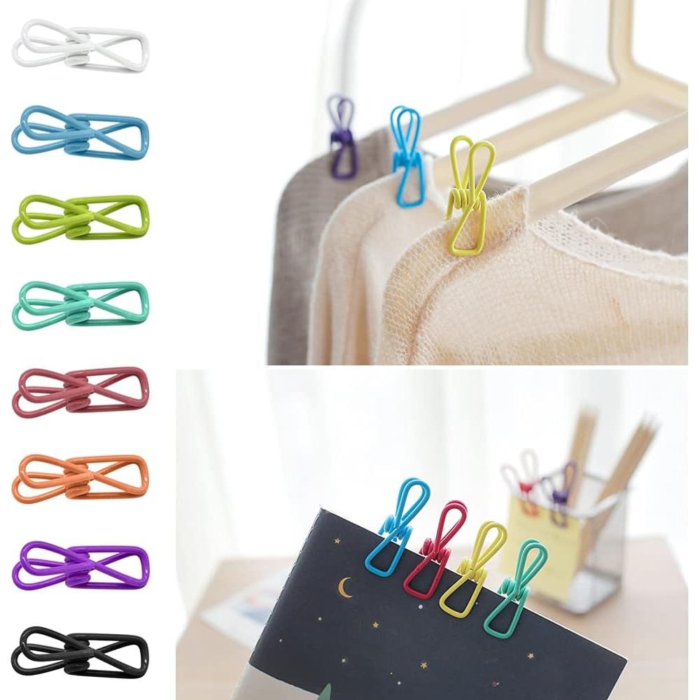 Paquete de 50 Clips Utilitarios Renashed Multicolor 5.6 cm