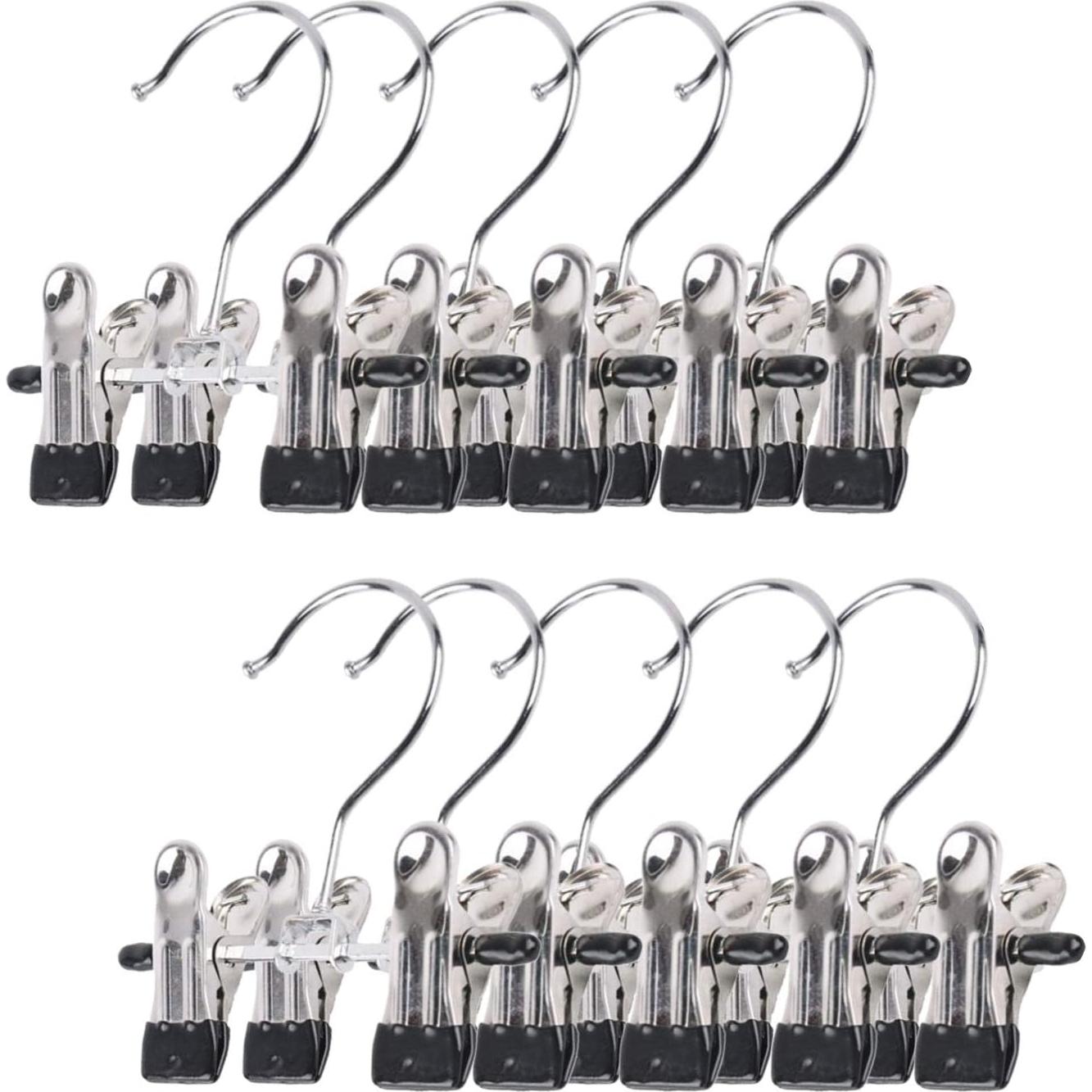 10 Perchas para Botas Yuyeran de Acero Inoxidable