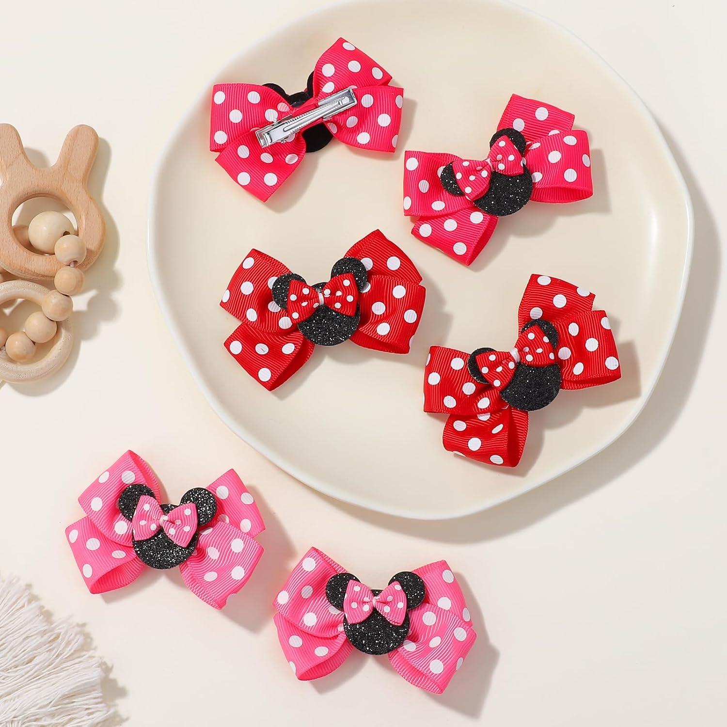 Juego de 6 Clips de Cabello en Forma de Ratón YHXX 7.87 cm