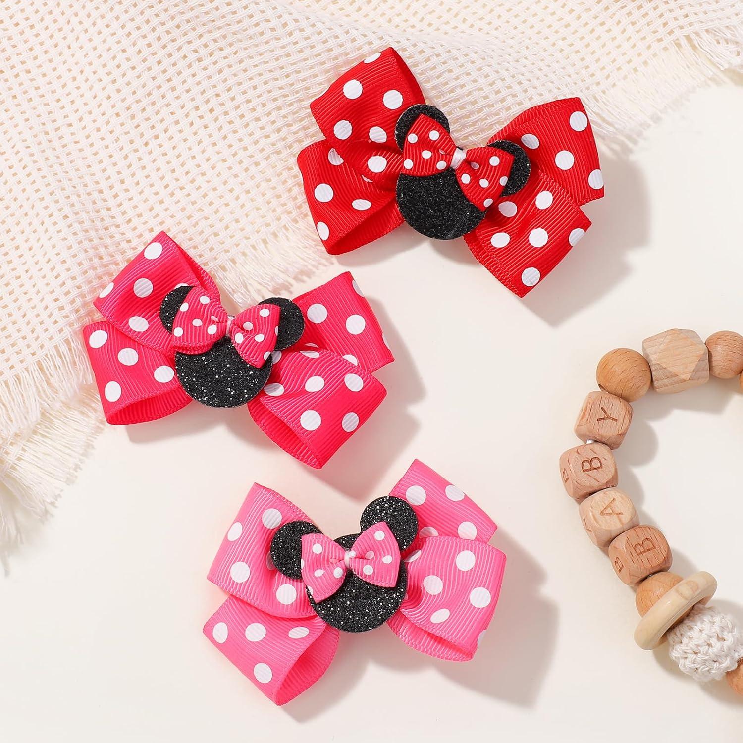 Juego de 6 Clips de Cabello en Forma de Ratón YHXX 7.87 cm