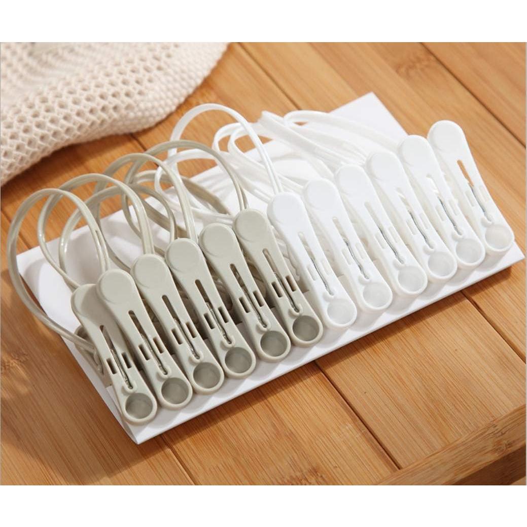 Paquete de 24 Pinzas de Ropa Foshine en 3 Colores