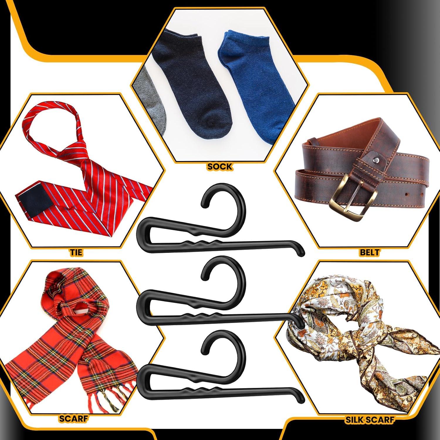 200 Perchas de Plástico Antideslizantes para Calcetines 8.5cm