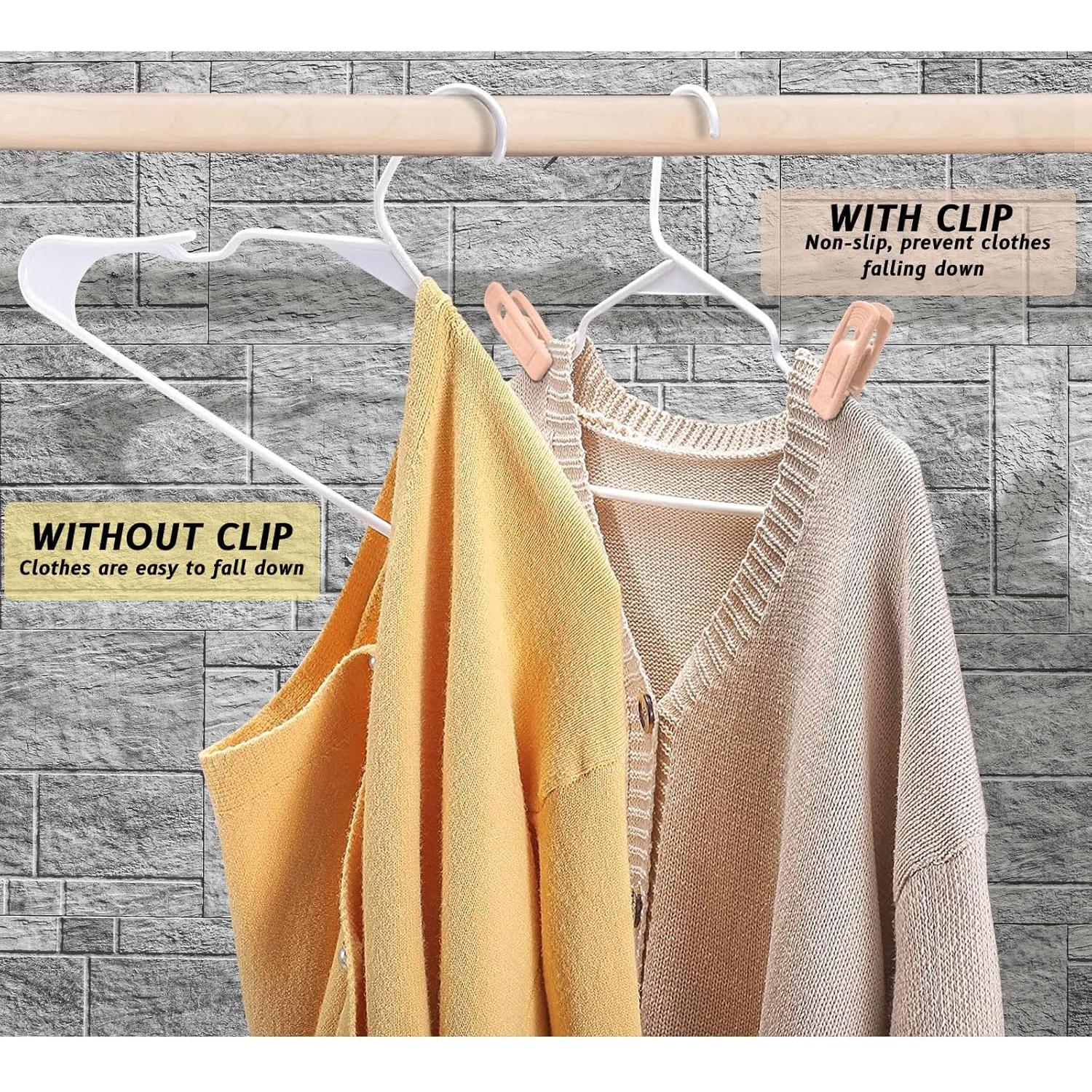 Clips de Terciopelo Rosa Andiker 20 Piezas Antideslizantes