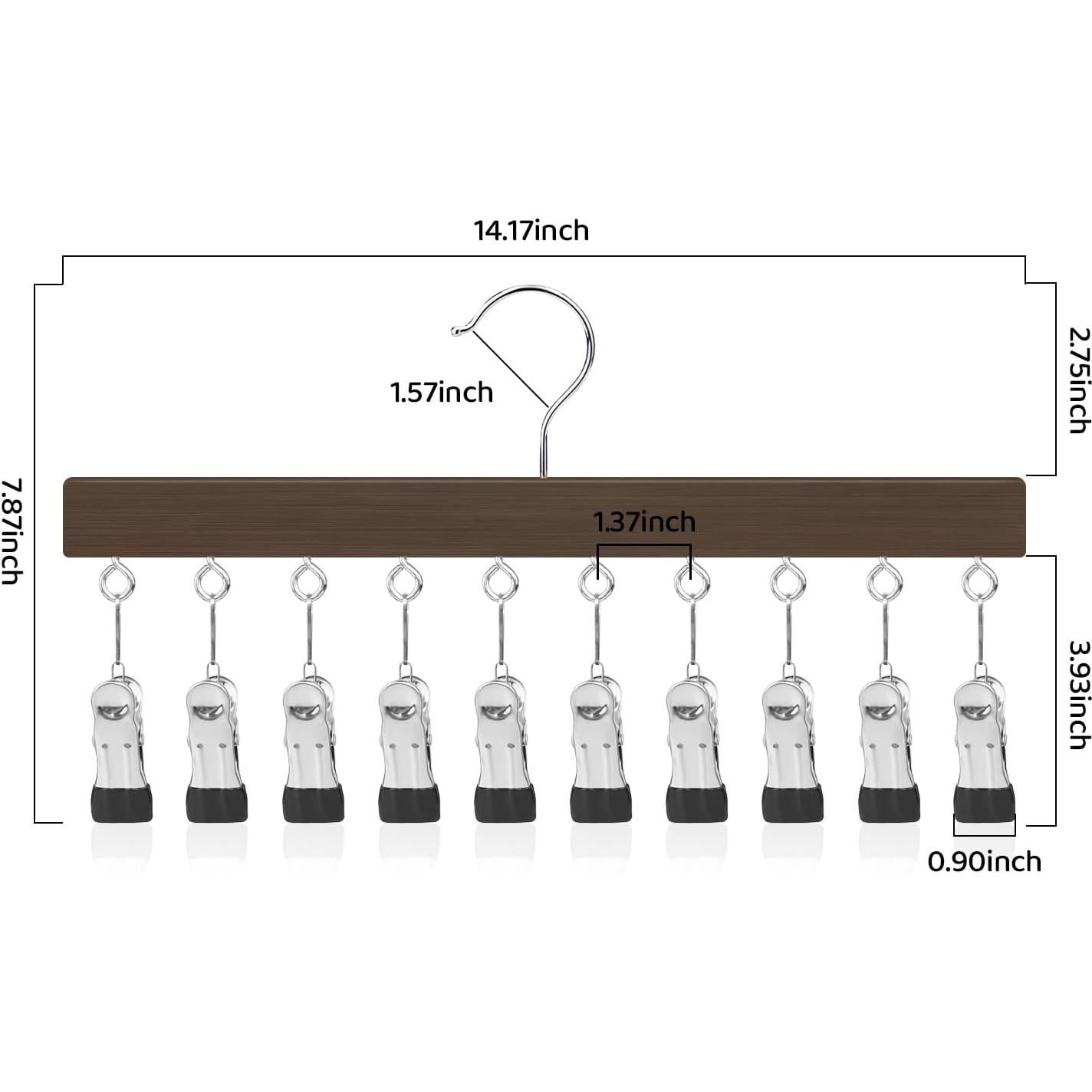 Organizador de Sombreros y Ropa LMSAWK 2 Pack Vintage