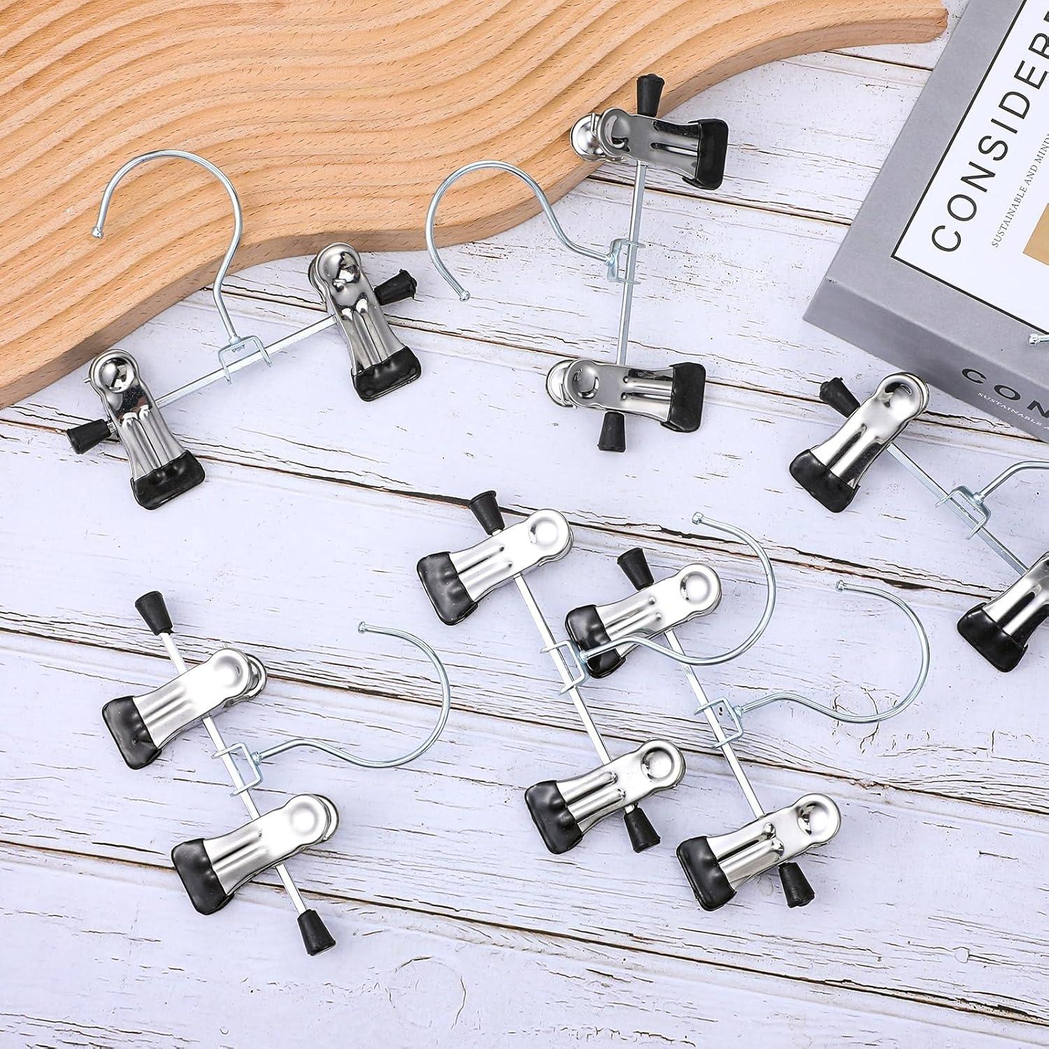 30 Perchas de Botas de Acero HOFURME con Clips Ajustables