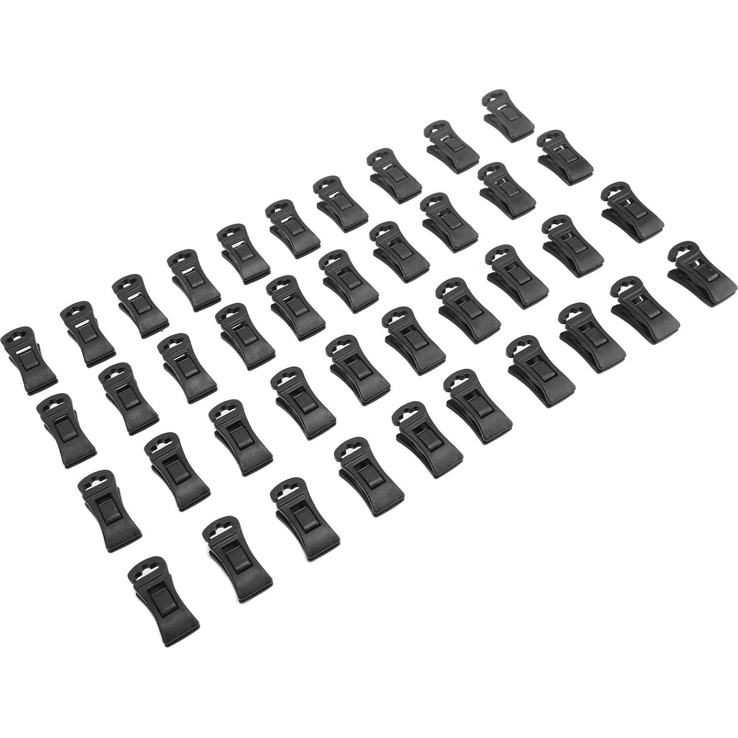 40 Pinzas de Plástico Antideslizantes Pssopp para Ropa