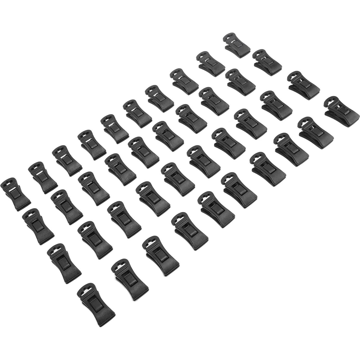 40 Pinzas de Plástico Antideslizantes Pssopp para Ropa