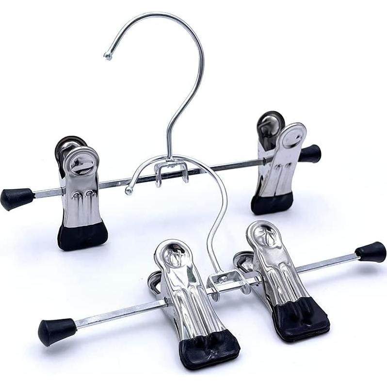 20 Clips Ajustables Dobles HKLMRO para Colgar Botas y Ropa