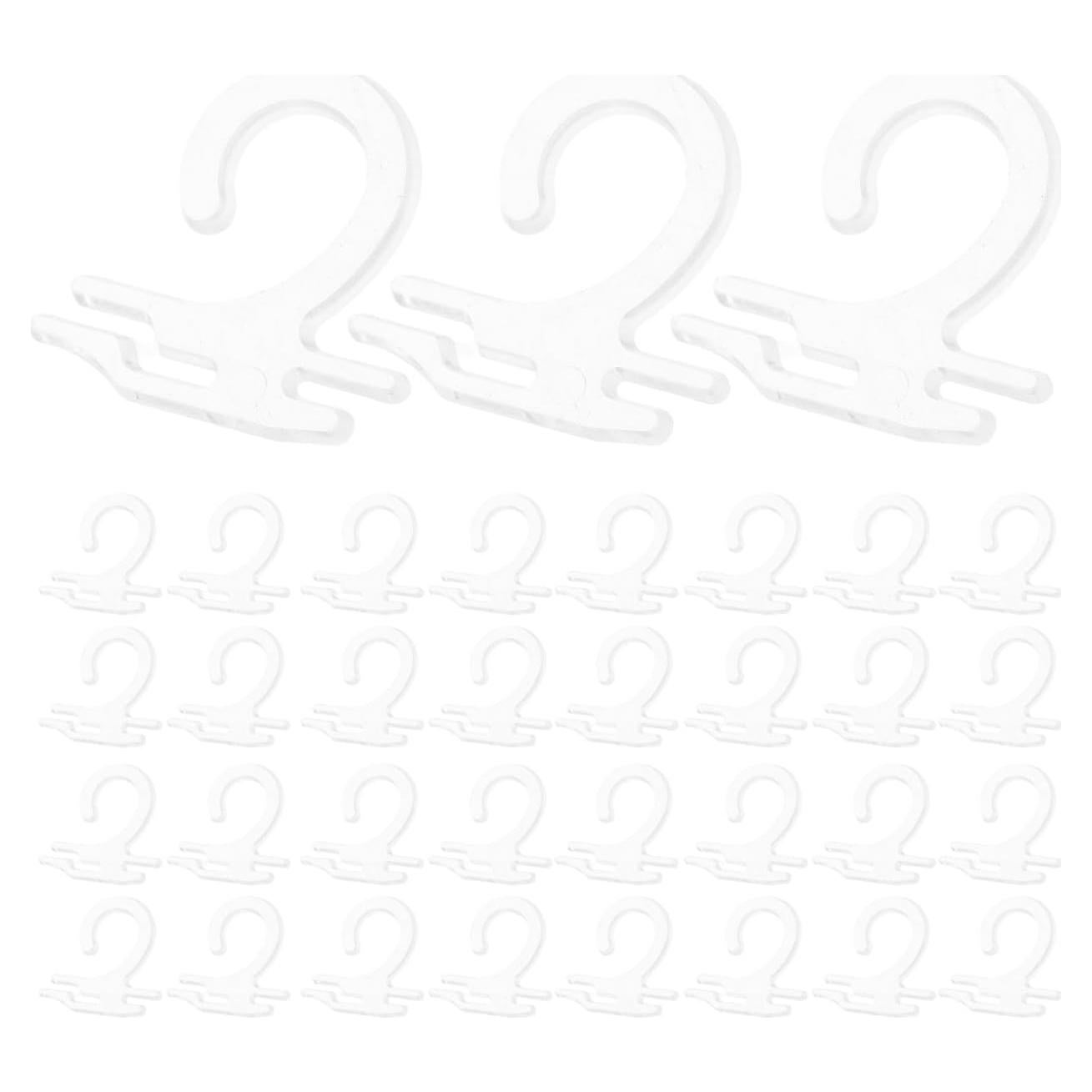 Ganchos de Calcetines de Plástico Didiseaon 300 Pcs Transparente