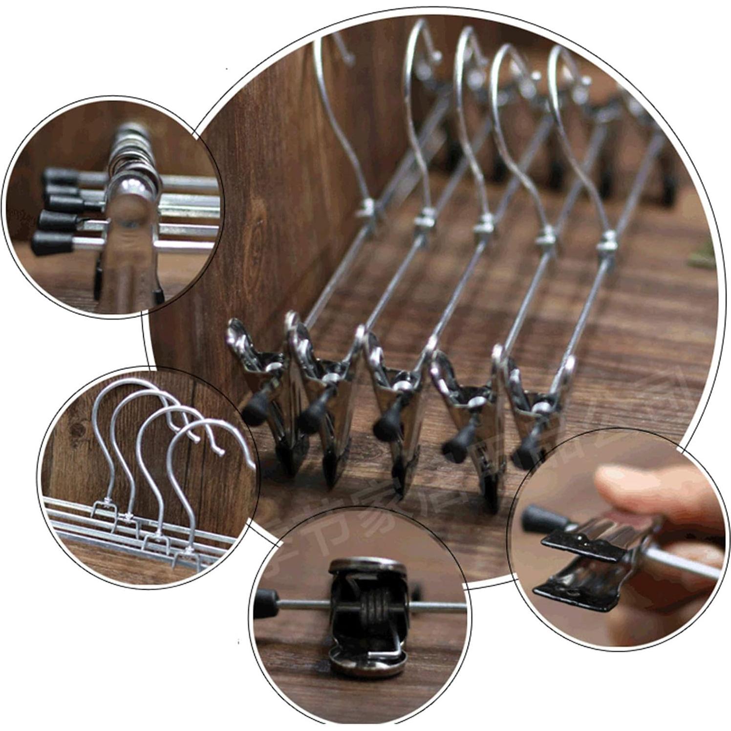 Colgadores de Botas EAVOQLB - 10 Clips Ajustables Antideslizantes