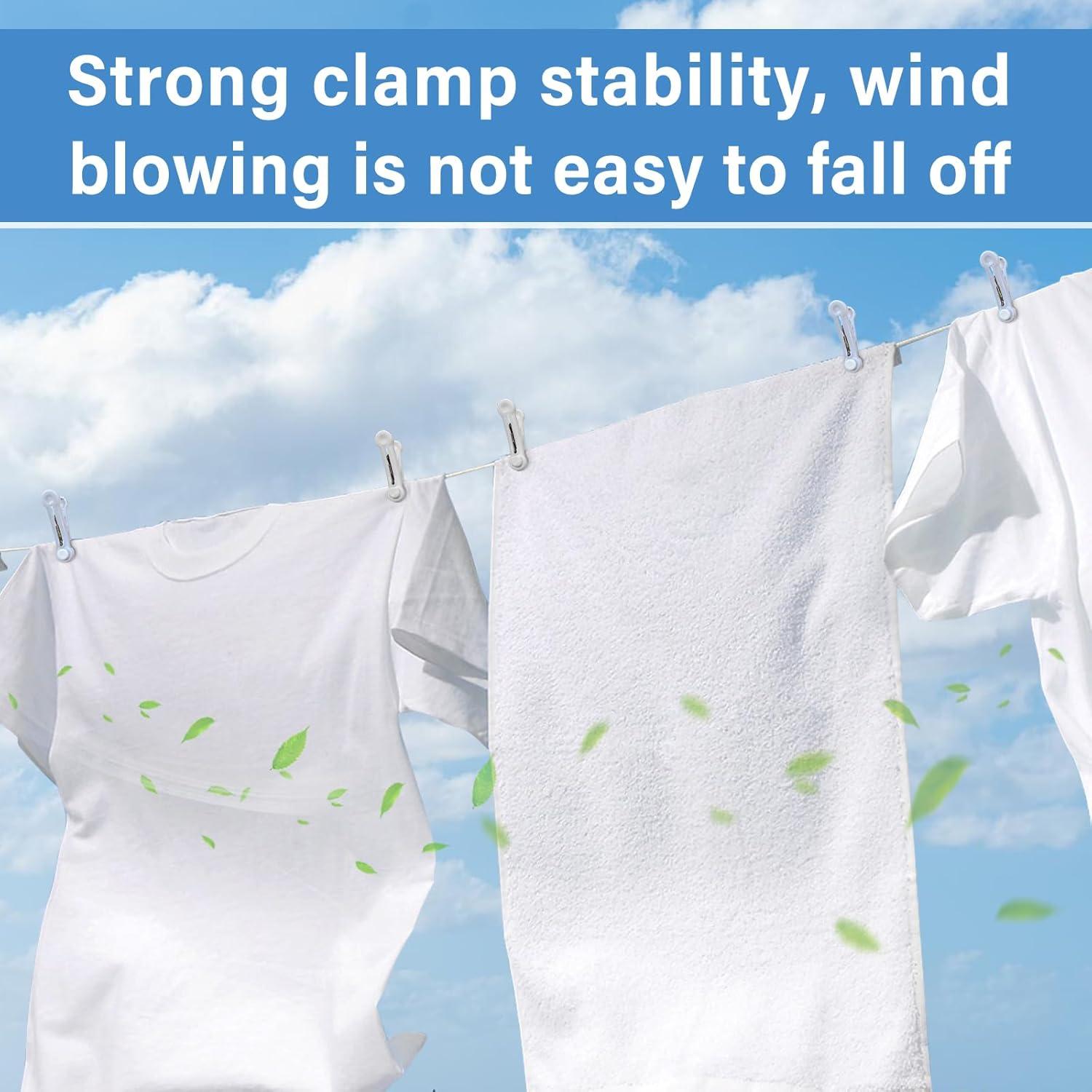 Pinzas de Ropa Antideslizantes WisePoint, 16 Piezas 5x3x2 cm