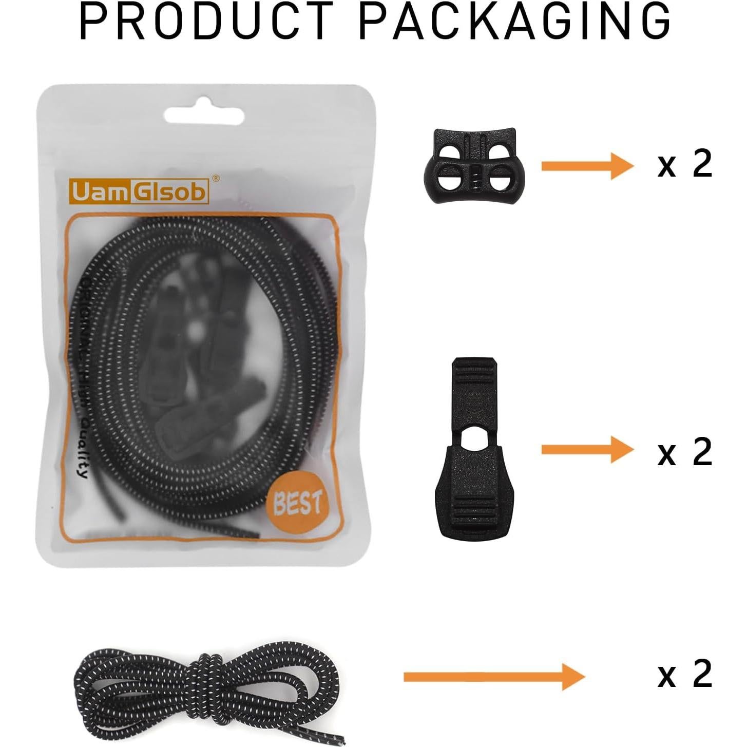 Cintas Elásticas Sin Nudos UamGlsob para Sandalias - Talla Única