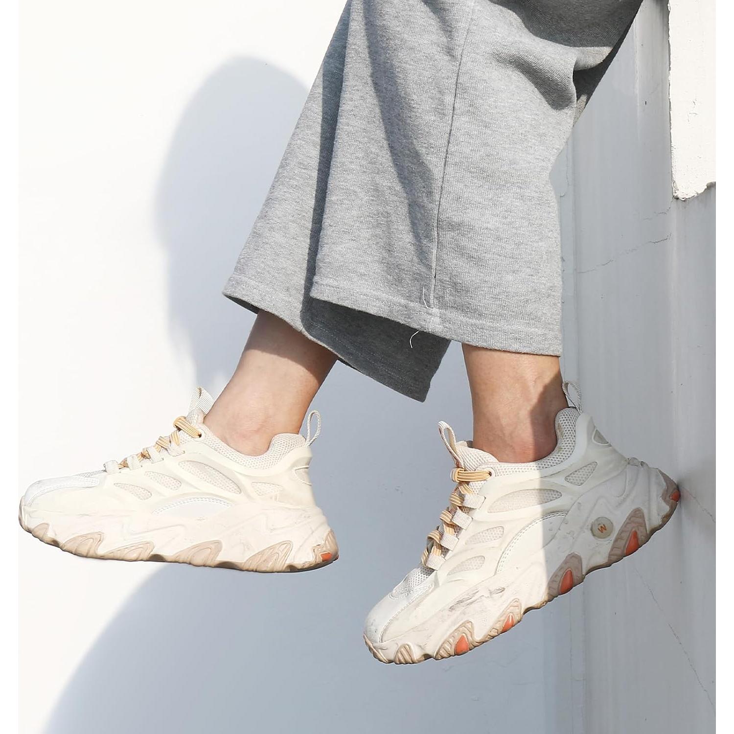 Cuerdas de Zapato Elásticas Aiboxin Sin Nudos - Blanco