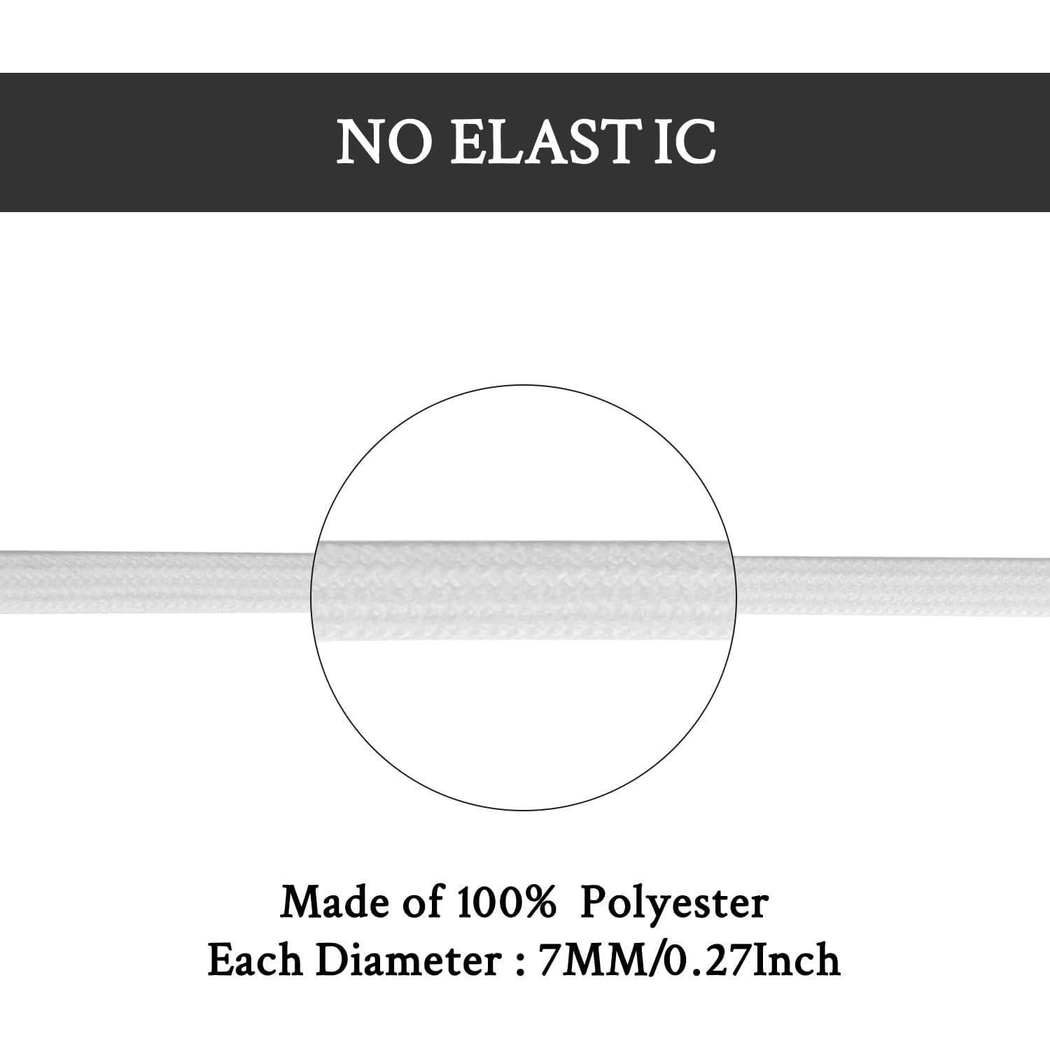 Cuerdas de Zapatos ON Cloudrunner 127cm Planas 7mm Blancas