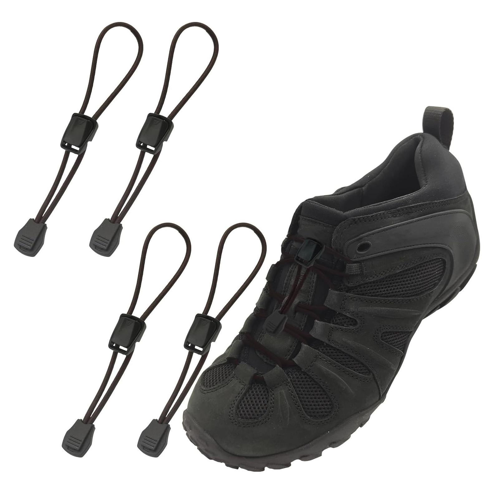 Cordones Elásticos Sin Nudos Merrell 2 Pares Marrón 119 cm