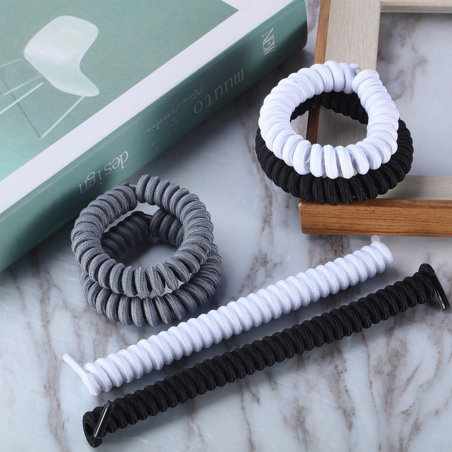 Cordones Elásticos Curly WILLBOND 12 Pares 120 cm Sin Nudos