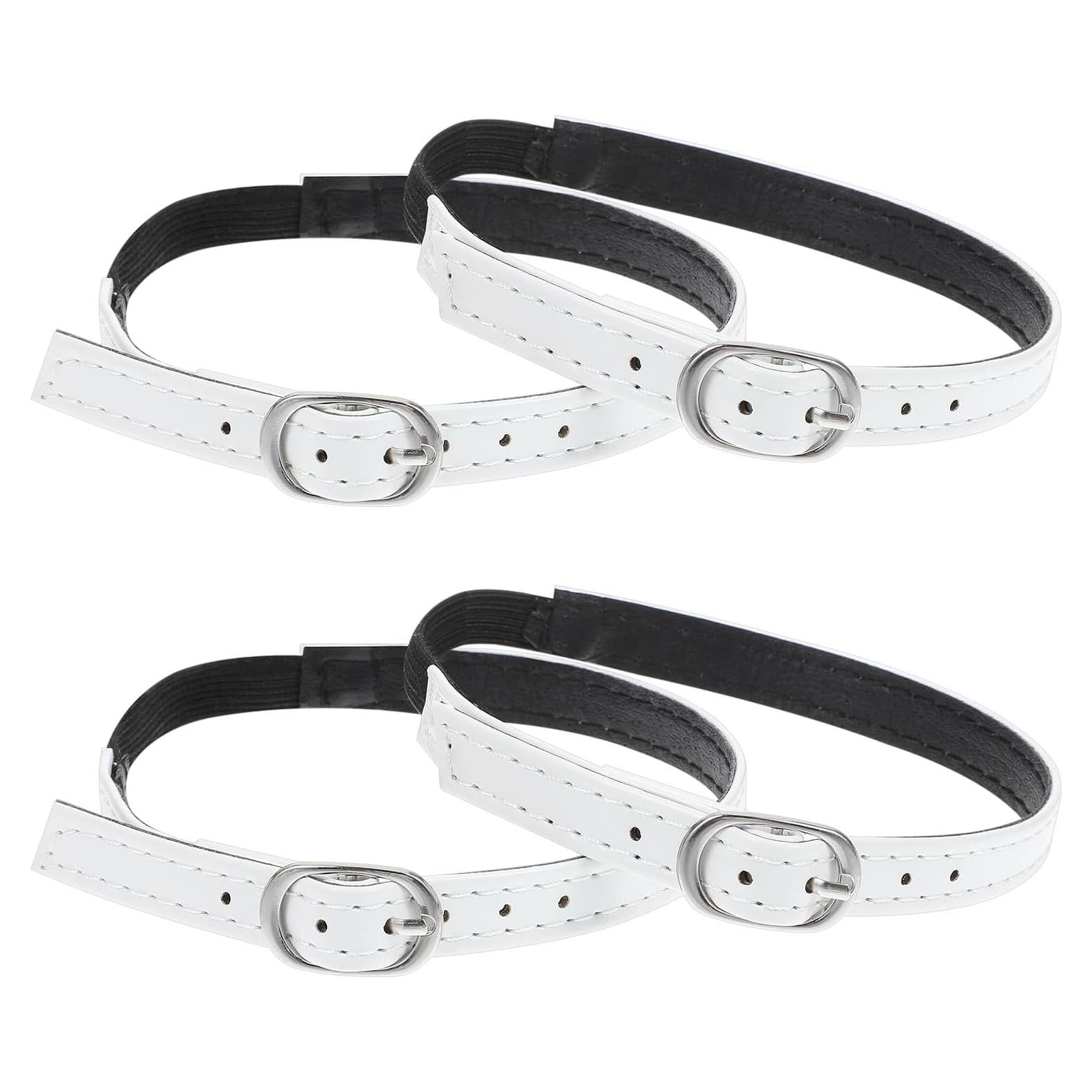 Cintas de Zapatos Desmontables PU Negro para Tacones Altos